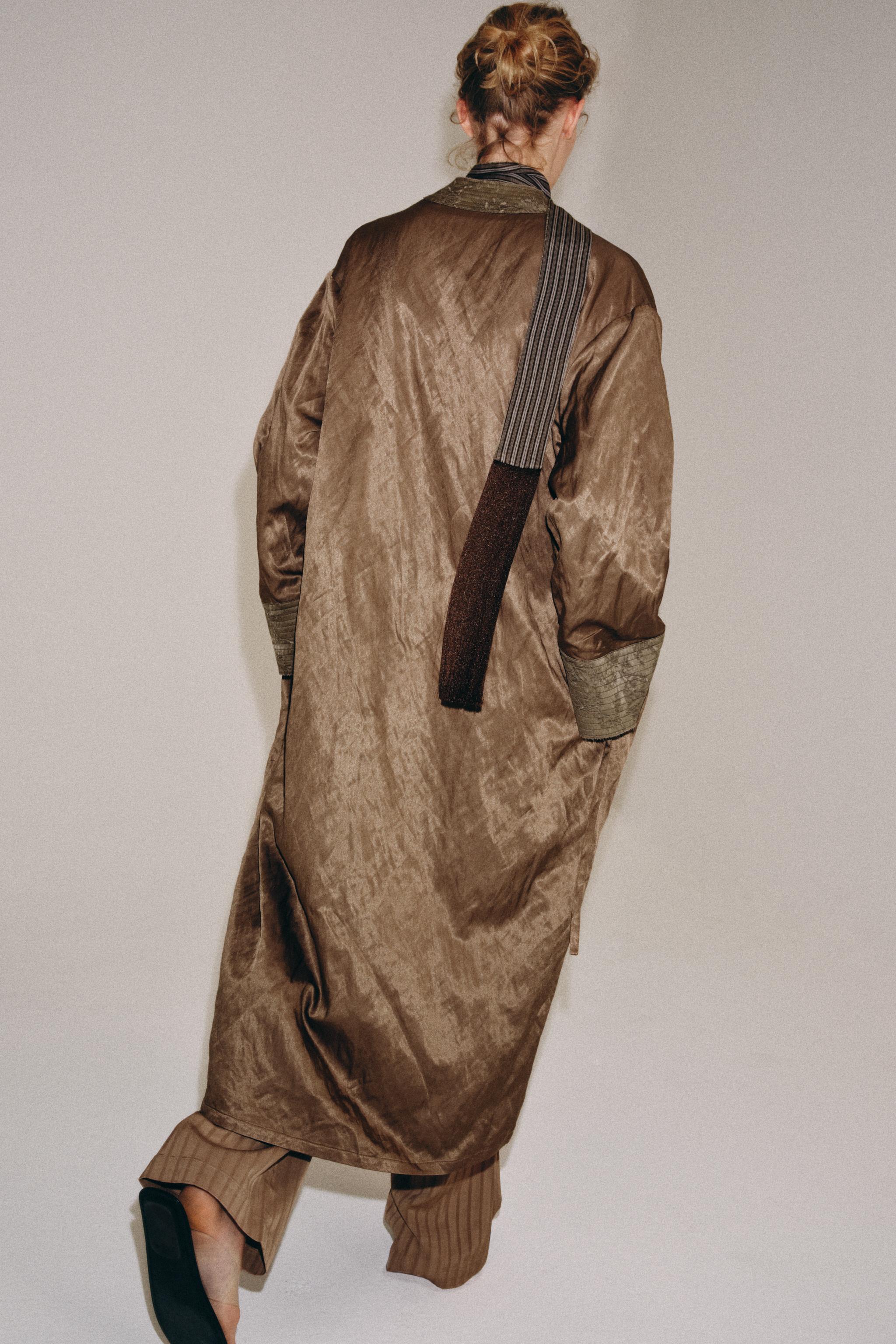 ZW COLLECTION JACQUARD SCARF KIMONO